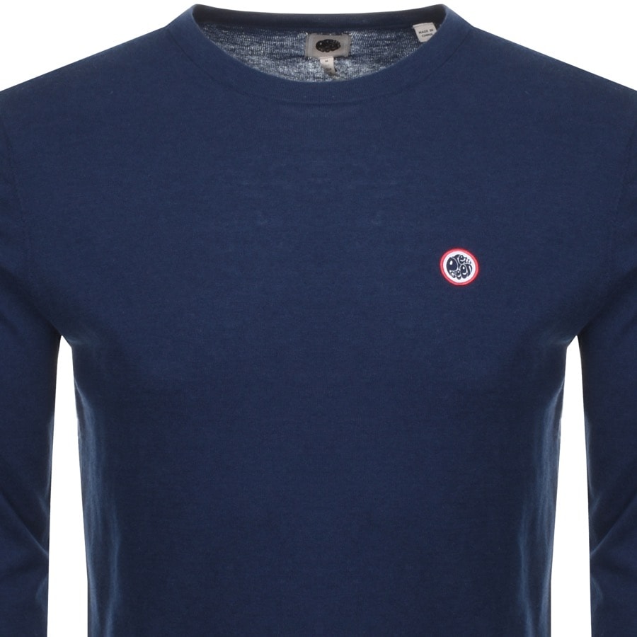 Alternative Image for ProductPretty Green Crew Neck Knit Jumper Navy2